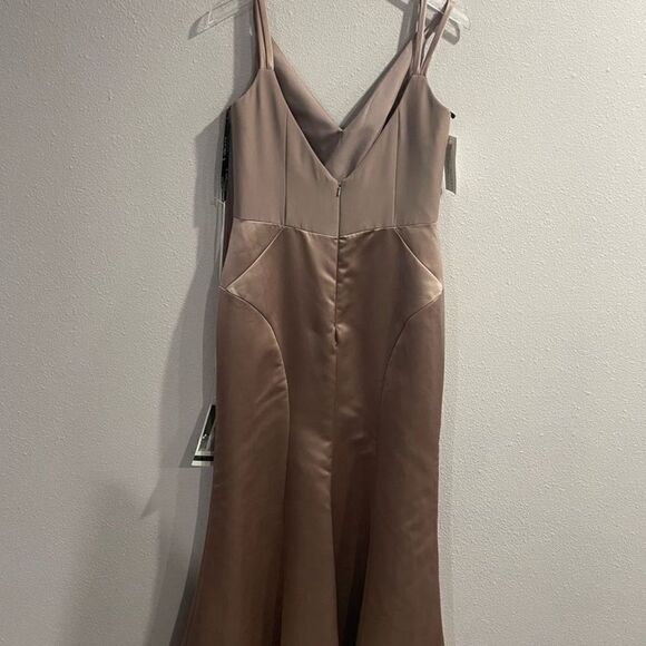 Sorella Vita Rosewater Blush Pink Style 9206 Maxi Dress Sz 14 - Picture 5 of 11